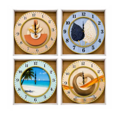 RELOJ DE PARED REDONDO MOTIVOS 35CM