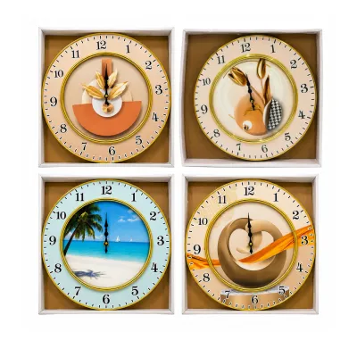 RELOJ DE PARED REDONDO MOTIVOS 35CM