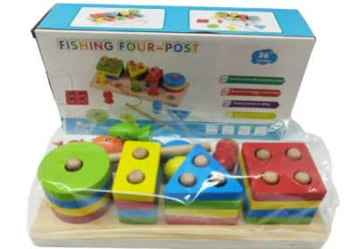 CAJA JUEGO DIDACTICO DE ENZARTE CON PESCA