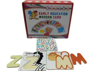 CAJA JUEGO DIDACTICO EARLY EDUCATION ABECEDARIO ENCAJE MADERA