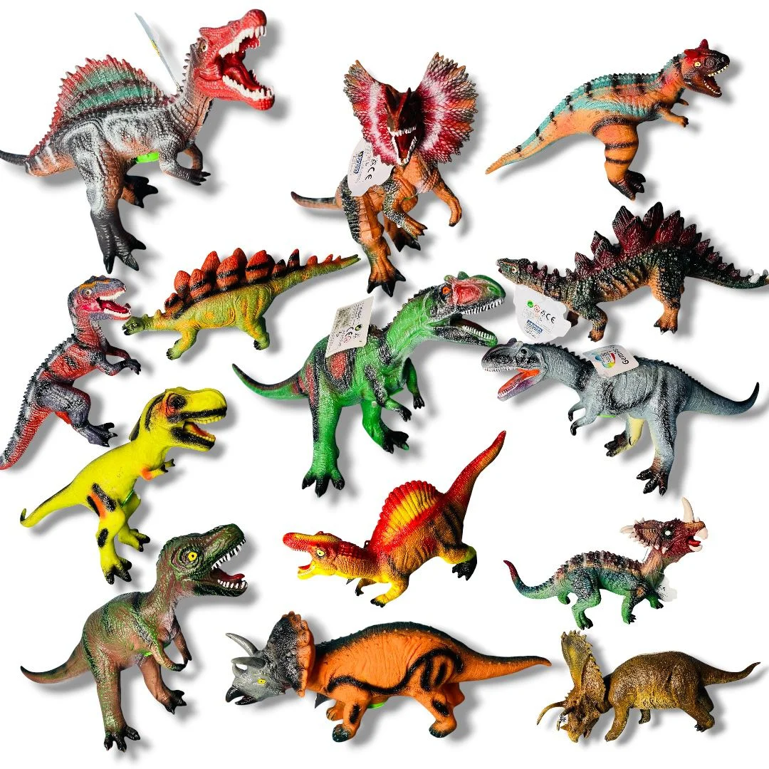 DINOSAURIO DE PLASTICO CON SONIDO