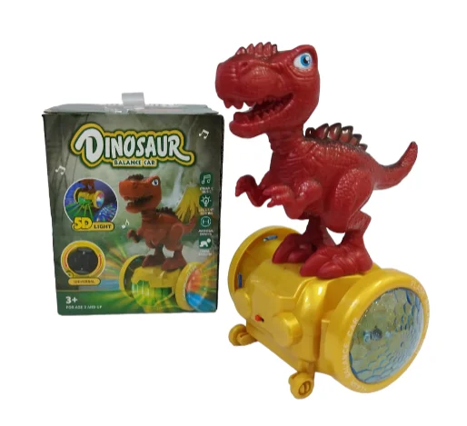 CAJA JUGUETE DINOSAURIO CON MALUMETA