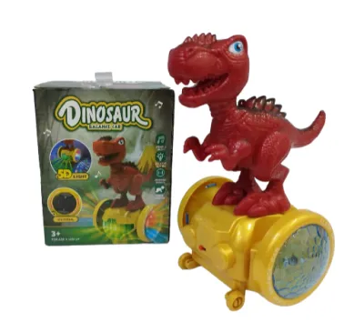 CAJA JUGUETE DINOSAURIO CON MALUMETA