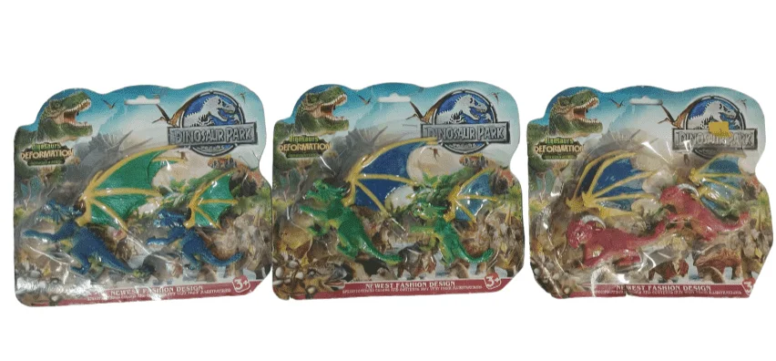 CARTON DRAGONES VERDES COLECCIÓN X2
