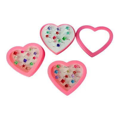 CORAZON KIT DE ANILLOS DE FLORES INFANTIL X36