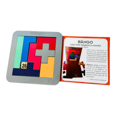 TABLA JUEGO DE MESA BANGO MADERA NACIONAL