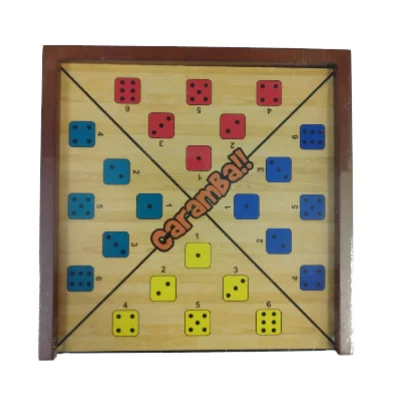 CAJA JUEGO DE MESA AY CARAMBA MADERA