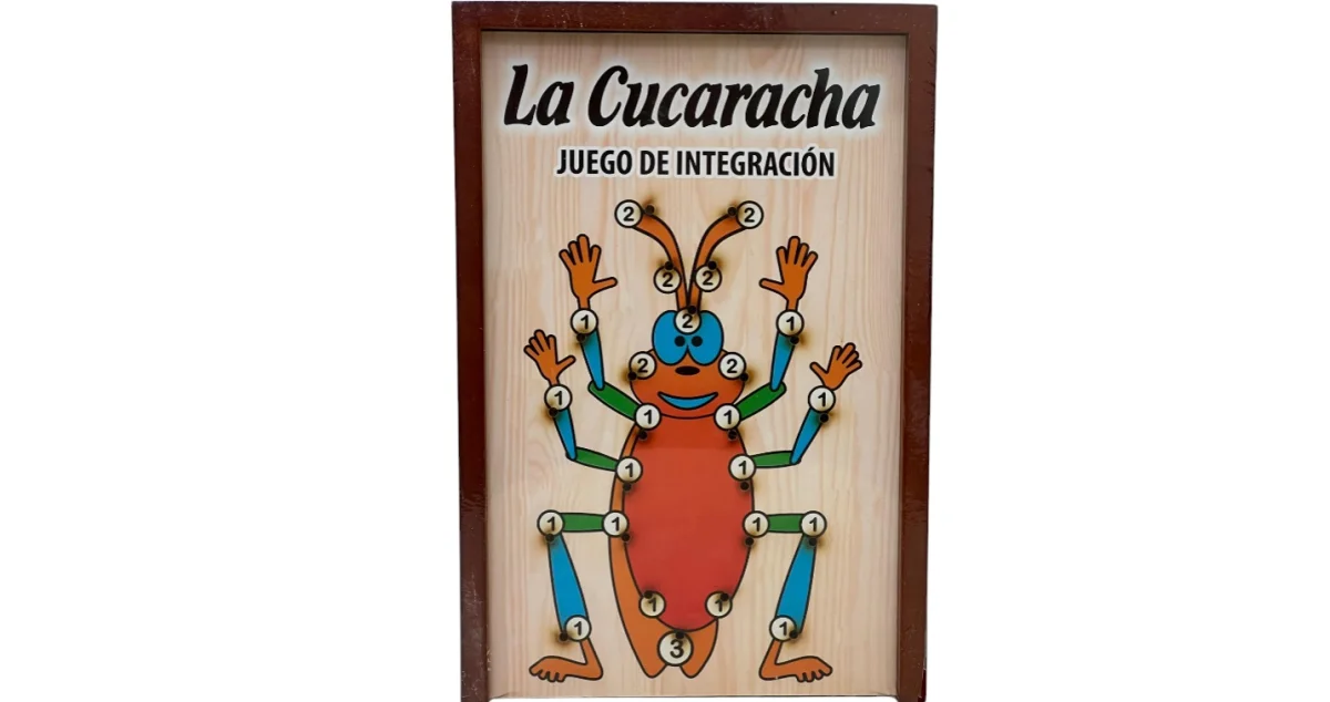 CAJA JUEGO DE MESA LA CUCARACHA PINTADA