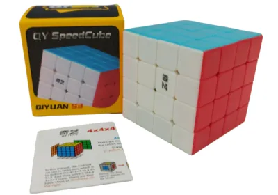 CAJA CUBO RUBIK4X4 QYTOYS SPEEDCUBE NEON