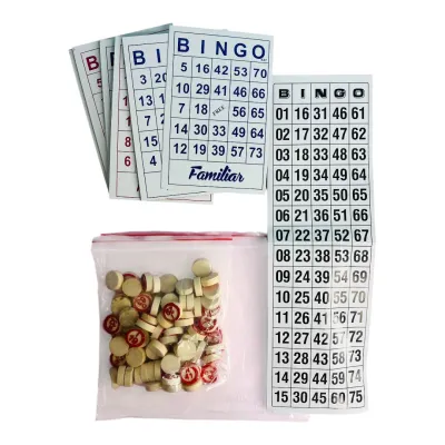 BOLSA FICHAS DE BINGO Y TABLAS X40