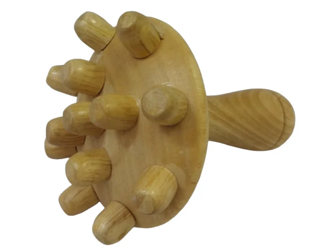 CHAMPIÑON GRANDE MASAJEADOR EN MADERA
