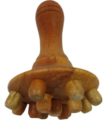 CHAMPIÑON GRANDE MASAJEADOR EN MADERA