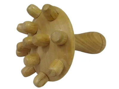 CHAMPIÑON GRANDE MASAJEADOR EN MADERA