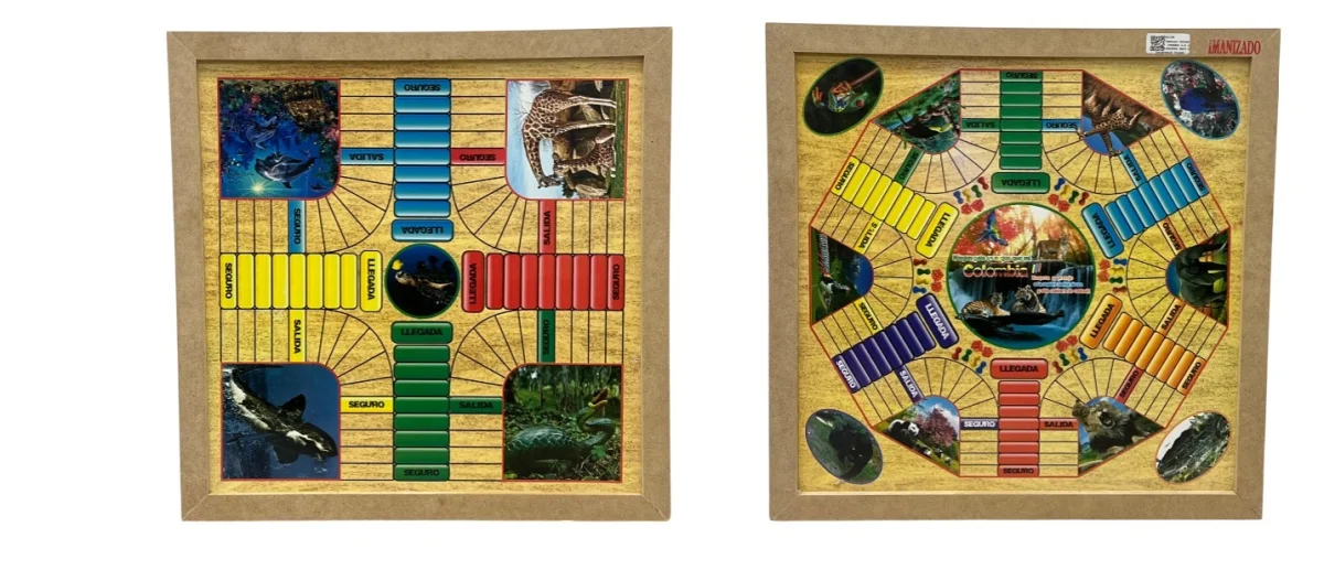 PARQUES PEQUEÑO IMANADO 4-6 JUGADORES 38CM X 38CM MDF