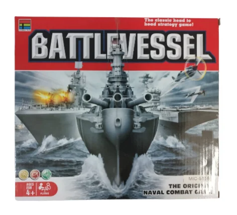 CAJA JUEGO DE MESA BATALLA NAVAL GRANDE