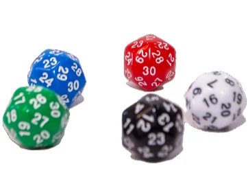 DADO COLORES 30 CARAS