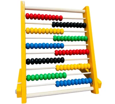 TABLA JUEGO DIDACTICO ABACO MADERA