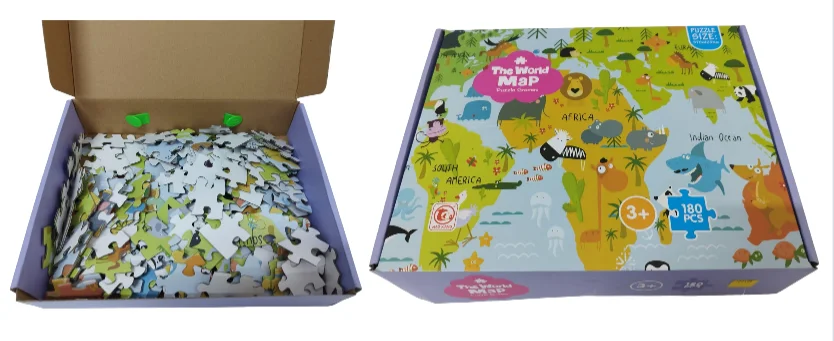CAJA ROMPECABEZAS 180PCS