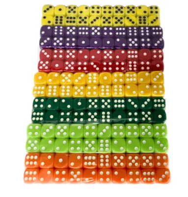 DADO COLORES 6 CARAS SURTIDO