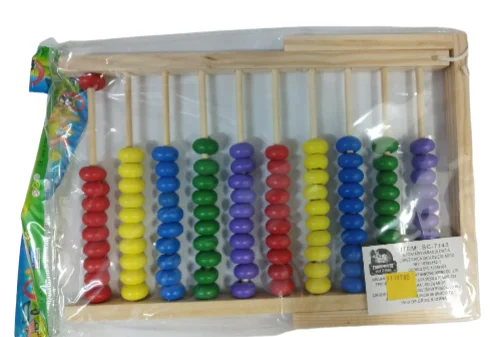 BOLSA JUEGO DIDACTICO ABACO MADERA
