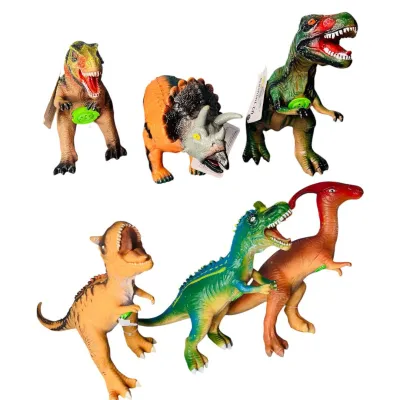 DINOSAURIO DE PLASTICO CON SONIDO