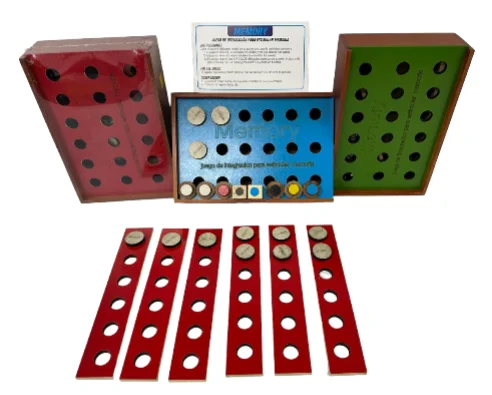 CAJA JUEGO DE MESA MEMORY MADERA