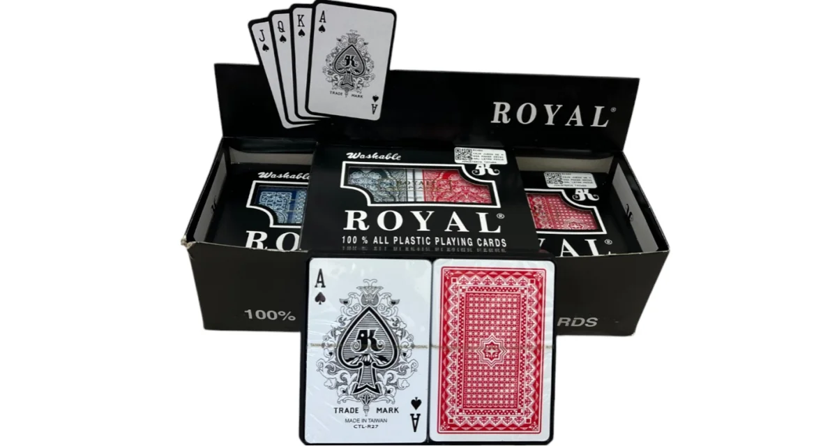 CAJA JUEGO DE MESA POKER ORIGINAL LETRA PEQUEÑA PLASTICO