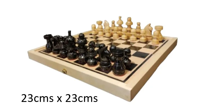 AJEDREZ MADERA NO. 1 23CMX23CM