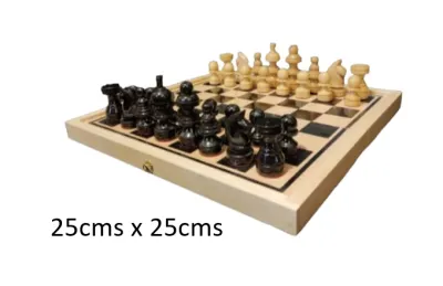 AJEDREZ MADERA NO. 2 25CMX25CM