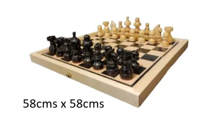AJEDREZ MADERA NO. 6 58CMX58CM