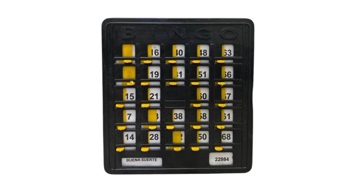 TABLA BINGO PLASTICA CORREDIZA