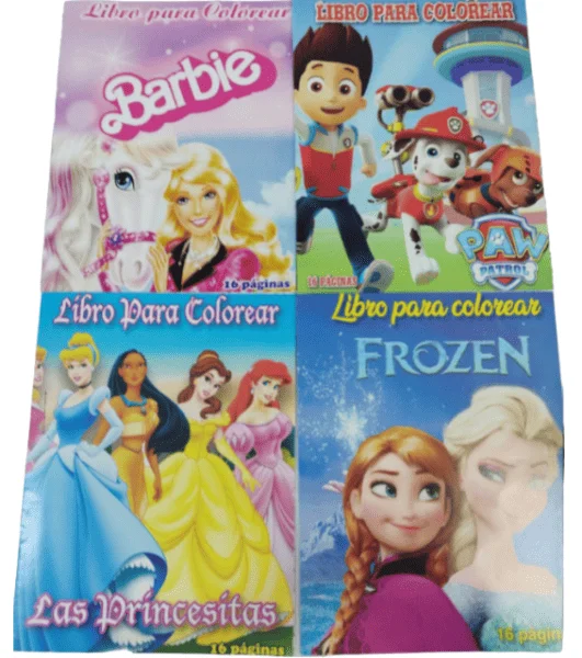 CARTILLA PARA COLOREAR SURTIDO