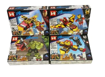 CAJA ARMABLE M HEROES ASSEMBLE 4 EN 1
