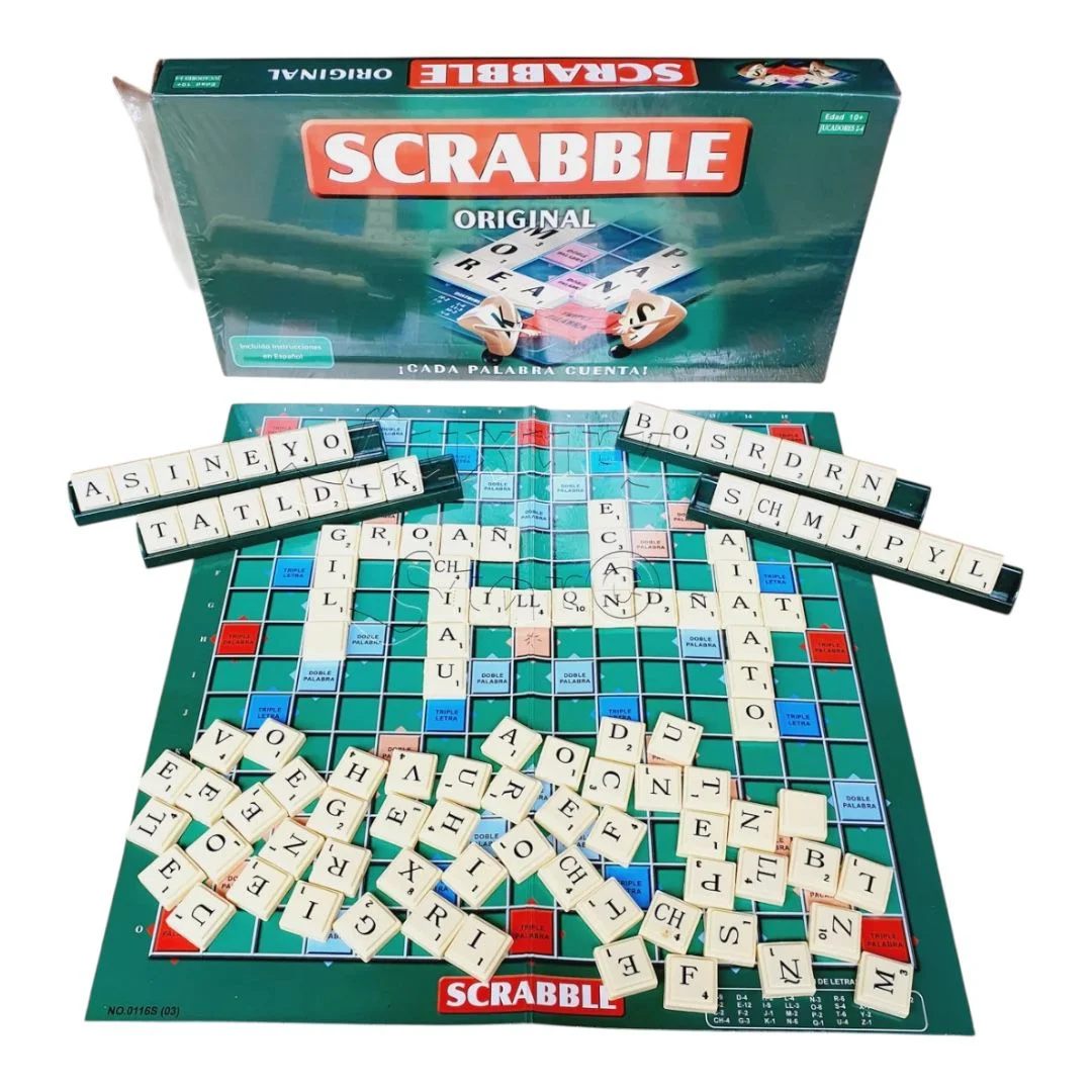 CAJA JUEGO DE MESA SCRABBLE