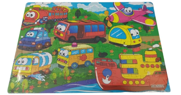 ROMPECABEZAS MEDIOS DE TRANSPORTE 42CMX28CM
