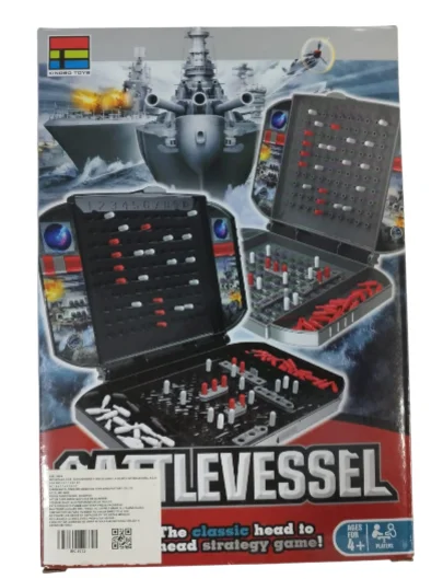 CAJA JUEGO DE MESA BATALLA NAVAL PEQUEÑO