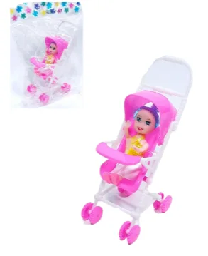 MUÑECA CON COCHE