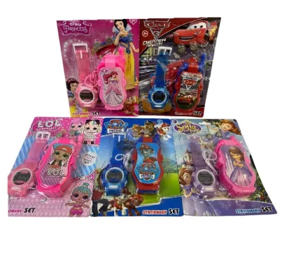 CARTON CELULAR DE TAPITA Y RELOJ