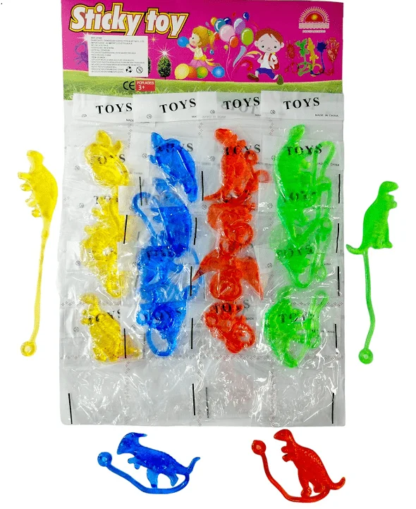 CARTON PEGAJOSO DINOSAURIO