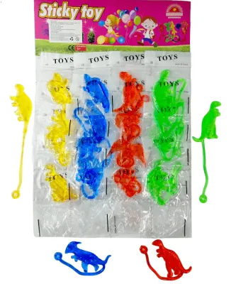 CARTON PEGAJOSO DINOSAURIO