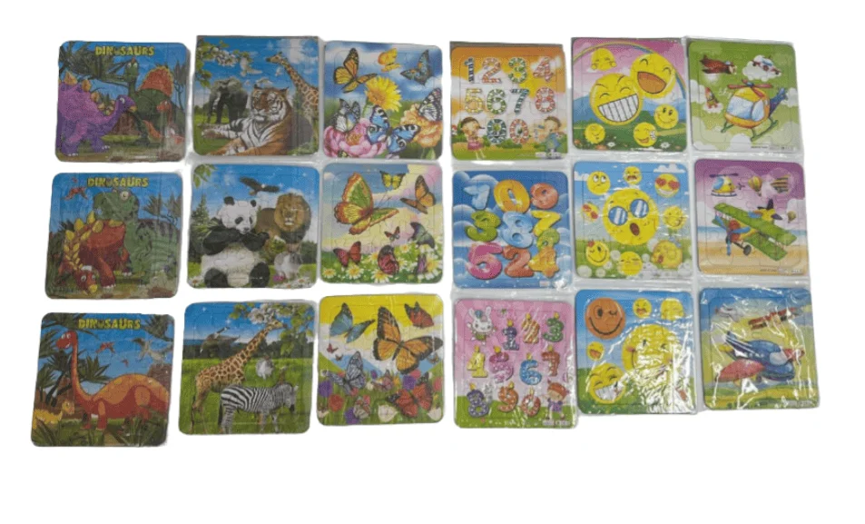 BOLSA ROMPECABEZAS 16 PIEZAS X3 14CMX14CM