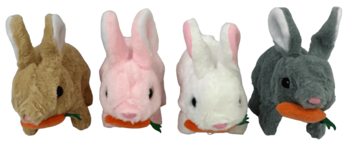 CONEJO PELUCHE CON ZANAHORIA