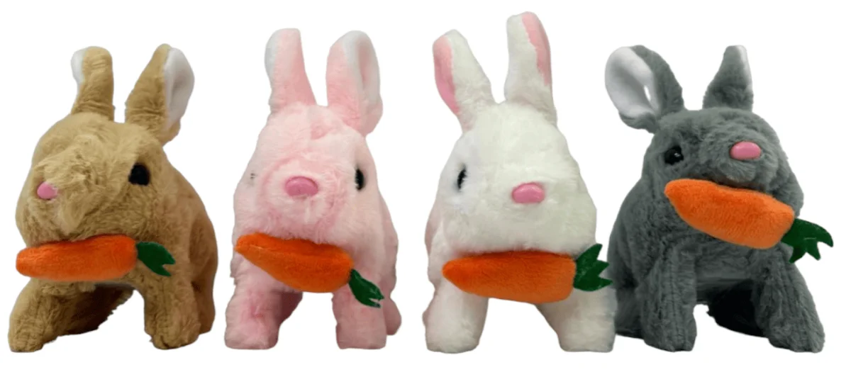 CONEJO PELUCHE CON ZANAHORIA