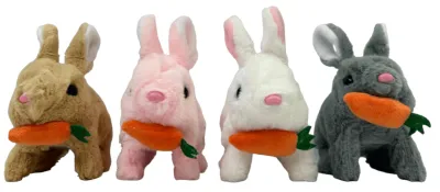 CONEJO PELUCHE CON ZANAHORIA