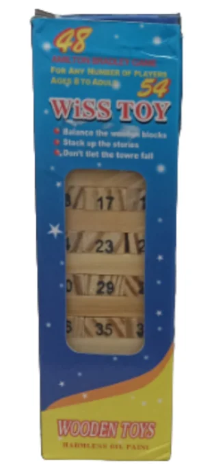 CAJA JENGA PEQUEÑO 52PIEZAS