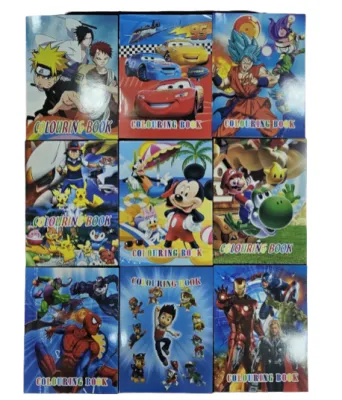 LIBRO PARA COLOREAR CON STIKERS