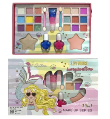 CAJA KIT MAQUILLAJE NIÑA SIRENA