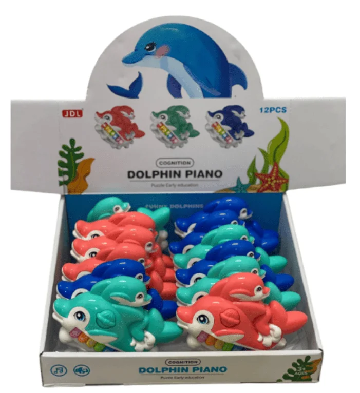 PIANO DELFIN PEQUEÑO 3 COLORES