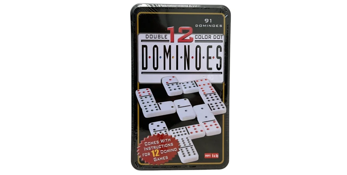 CAJA METALICA DOMINO DOBLE 12