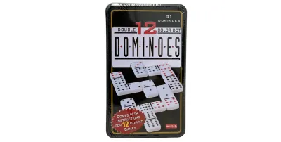 CAJA METALICA DOMINO DOBLE 12